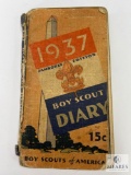 1937 Jamboree Edition Boy Scouts of America Boy Scout Diary