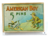 Milton Bradley Co. American Boy 5 Pins