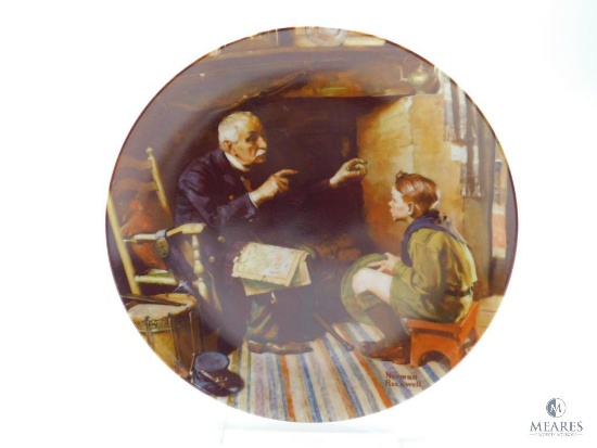 1988 Boy Scouts of America - "The Veteran" - Norman Rockwell - Ceramic Plate
