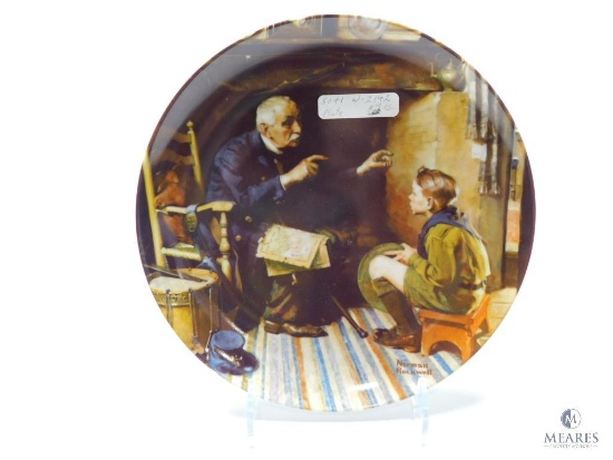 1988 Boy Scouts of America - "The Veteran" - Norman Rockwell - Ceramic Plate