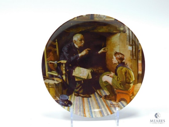 1988 Boy Scouts of America - "The Veteran" - Norman Rockwell - Ceramic Plate