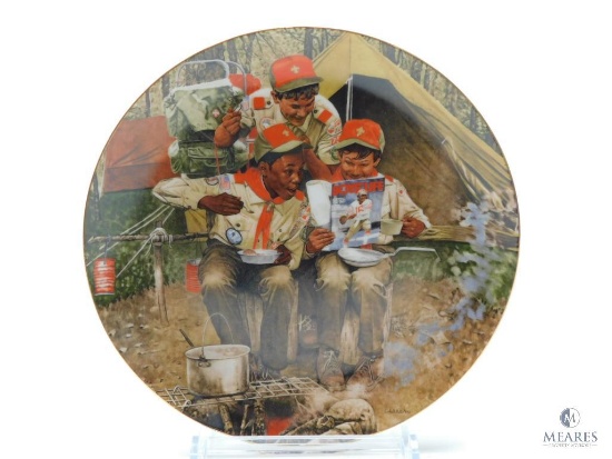 1985 Boy Scouts of America - It's A Boys' Life - Treasure Masters - Ceramic Plate