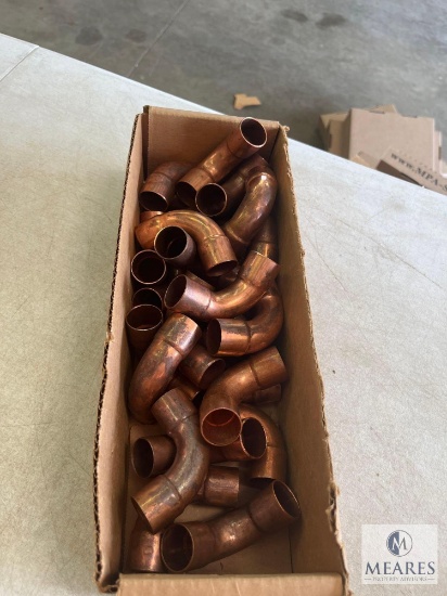 Group of Streamline Copper 90-degree Ells - 1/2 OD