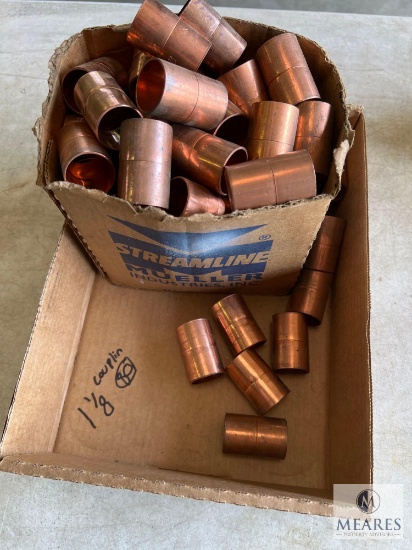 80 Streamline Copper 1 1/8 OD Pipe Couplers
