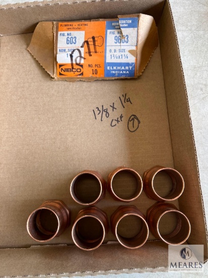 Seven NIBCO Copper 1 3/8 x 1 1/4 Pipe Adapters CxF