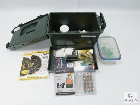 Range Box Containing Muzzleloader Accessories