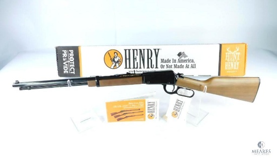 NEW - Henry H001T Blued Frontier Lever Action Octagon Barrel Rifle - .22 S/L/LR