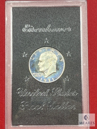 US Mint Proof 1971 Eisenhower Silver Dollar in Mint Packaging
