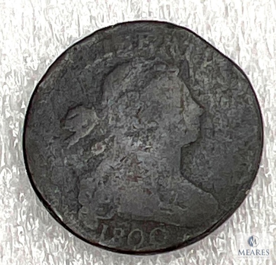 US Draped Bust Large Cent - Looks to be 1800/79 with Rim Damage