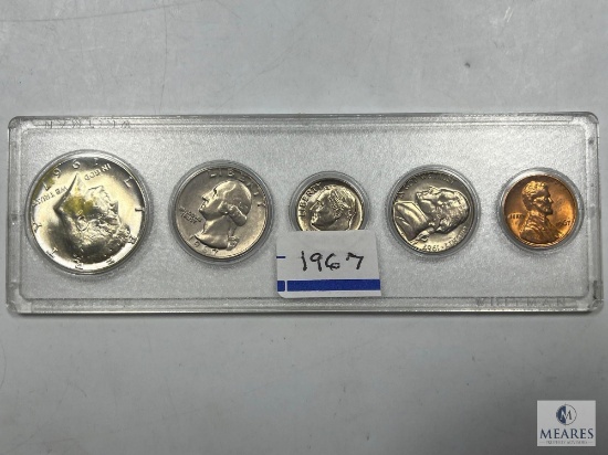 Five-coin 1967 US Year Set