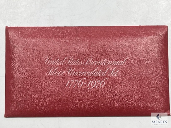 US Mint 1976 Bicentennial Three-Coin Silver UNC Set in Original Mint Packaging