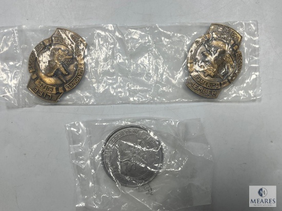 National Rifle Association Pins (3)