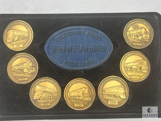 Collector's Series Dream-Plan-Build Train Medallion Set