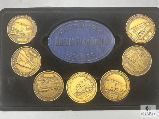 Collector's Series Dream-Plan-Build Train Medallion Set