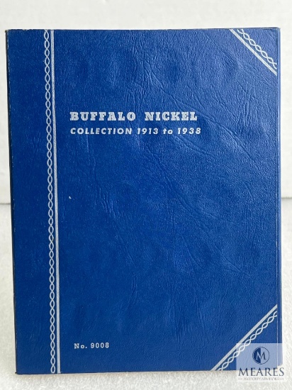 Incomplete Buffalo Nickel Collector Book with 44 Buffalo Nickels