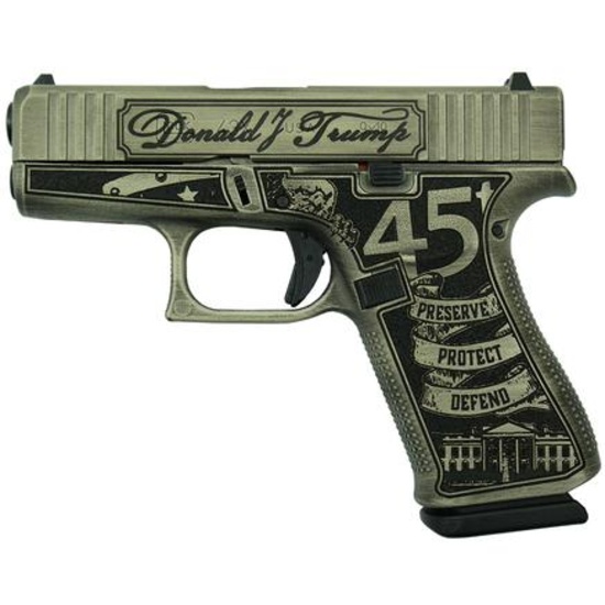 Custom Trump Glock 19 and 43X Handgun Auction