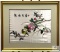 Framed Asian Needlework on Silk