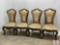 Four Upholstered Dining Chairs