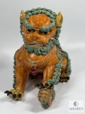 Glazed Foo Dog with Cub