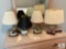 Lot of Four Decorative Lamps