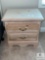 Bassett Two Drawer End Table