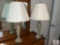 Set of Two Decorative Lamps with Shades