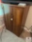 Two Door Storage Chest/Entertainment Stand with Contents