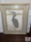 Framed Heron Wall Art