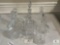 Six Decanters and Pitcher - Heavy Clear Glass