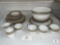 Mikasa Cambridge Fine China Y0501 Four Piece Place Setting with Salad Bowl, Cream and Sugar