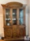 Burlington Mid-Century Two Over Three China Cabinet with Glass Shelves - NO CONTENTS
