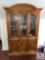 Burlington Mid-Century Two Over Three China Cabinet with Glass Shelves - NO CONTENTS