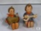 Vintage Goebel Hummel Boy and Girl Musicians - Let's Sing and Joyful