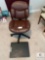 Rolling Office Chair with Desk Pad