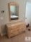Rhodes Furniture Six Drawer Dresser with Wall Mirror