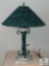 Decorative Green Metal Table Lamp