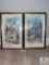 Two Framed Decorative Roman Themed Art Pieces