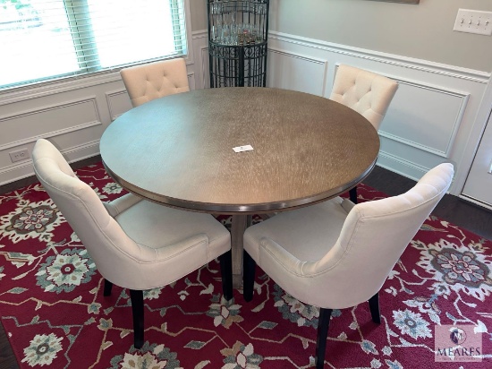 Dining Table with Four Noble House Home Furnishing Chairs