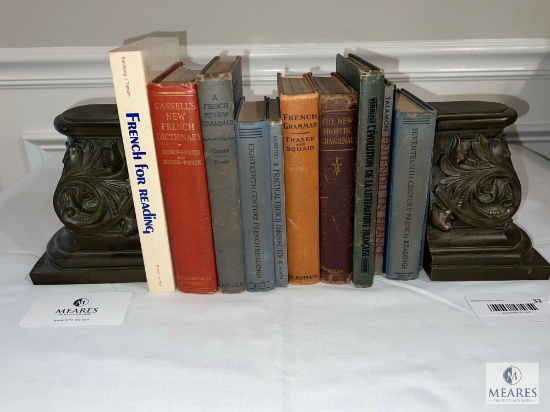 11 Books with Resin Bookends