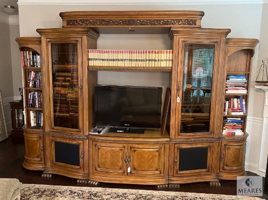 Michael Amini Signature Series by AICO Seven Piece Entertainment Center with Light