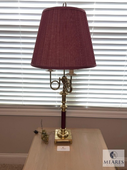 French Horn Bouillotte Lamp