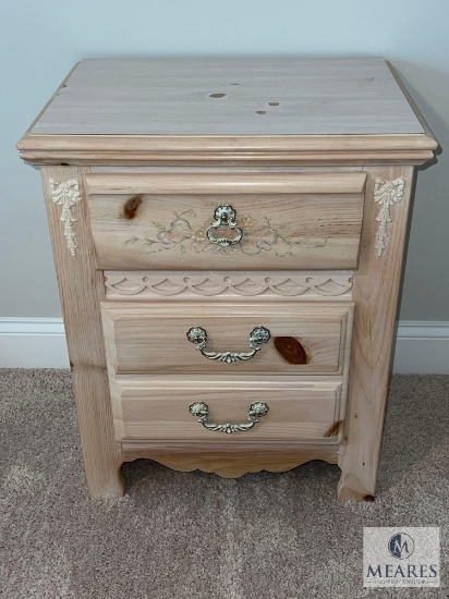 Rhodes Furniture Three Drawer End Table