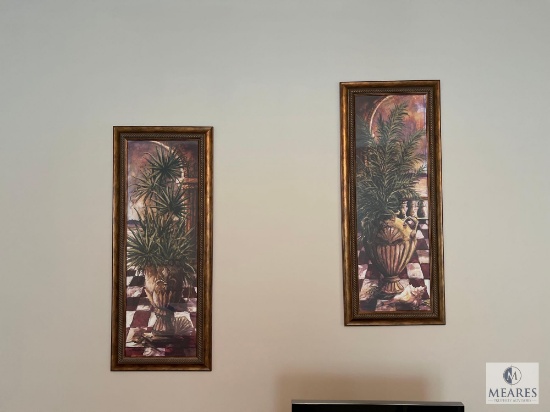 Two Framed Decorative Wall Hangings