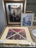 Three Framed Art Pieces