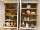 Contents of the Upper Cabinets in Kitchen