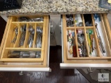 Contents of Drawers in the Kitchen - Tray Dividers Not Included