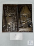 Metal King and Queen Wall Hangings