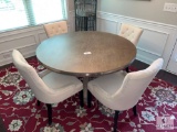 Dining Table with Four Noble House Home Furnishing Chairs