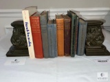 11 Books with Resin Bookends