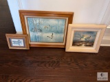 Three Original Duck Paintings